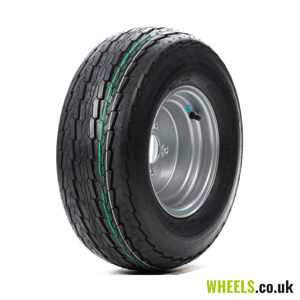 20.5x8.0-10 77M Tyre & 4 Stud, 100mm PCD Rim