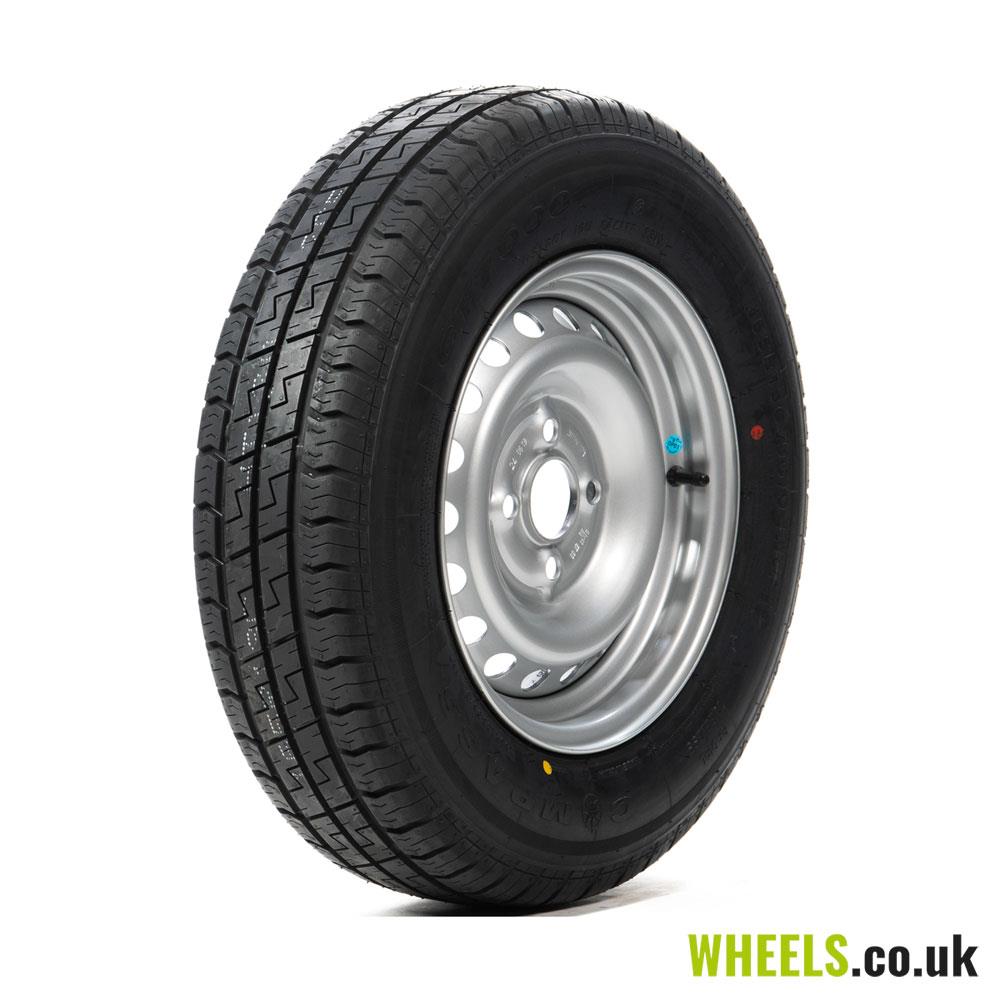 165R13 96/94N Compass & 4 Stud, 100/57mm Rim